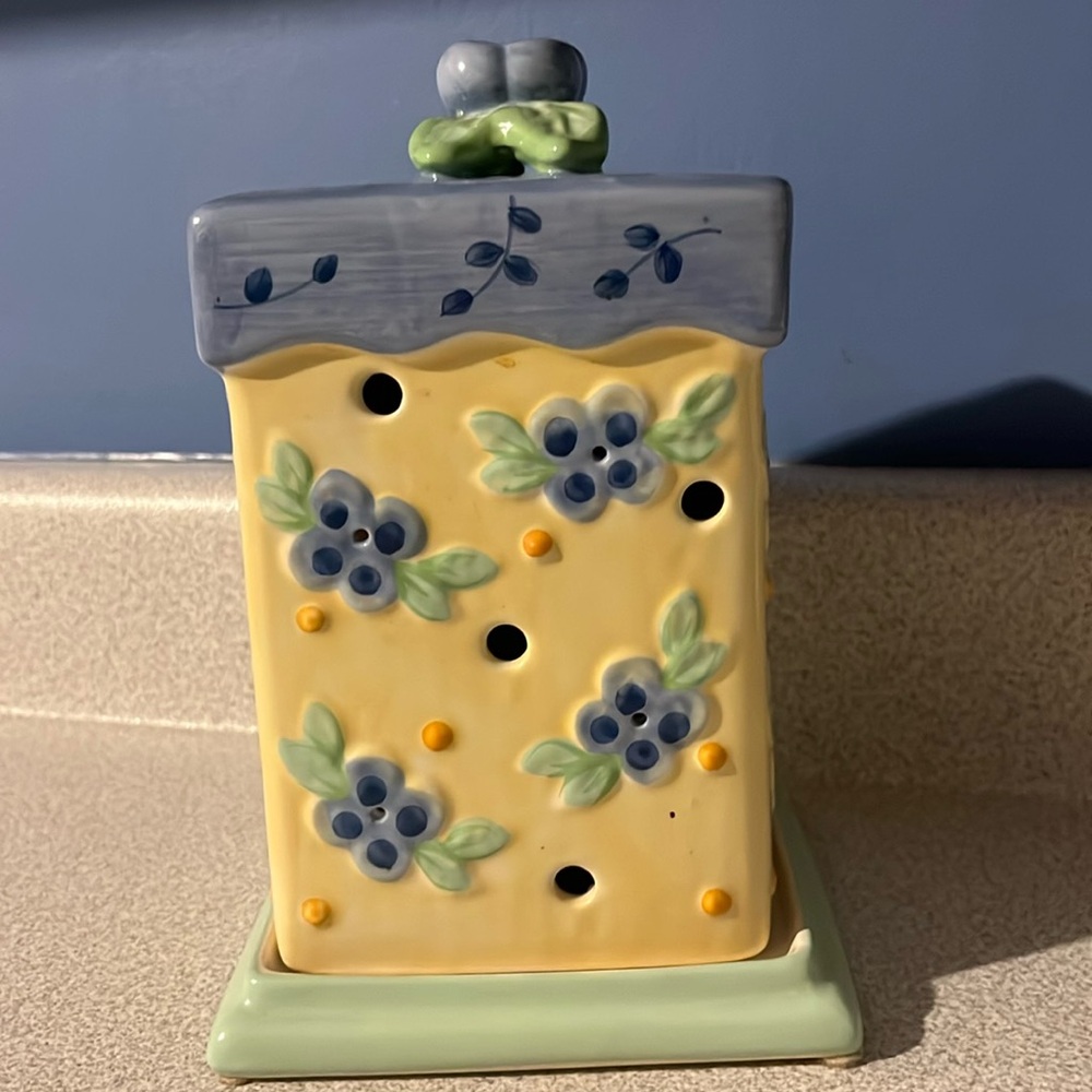 Pfaltzgraff Summer Breeze Tea Light Candle Holder 8”